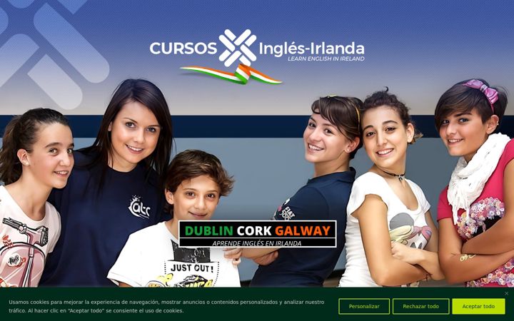 Snimka zaslona za cursosinglesirlanda.es