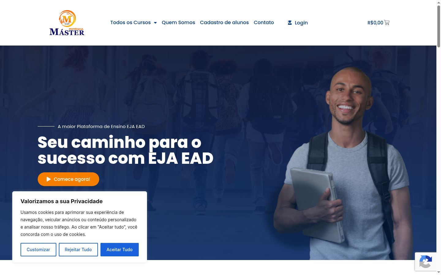 Sutikimo reklamjuostės, rodytos prieš bet kokią sąveiką, ekrano kopija