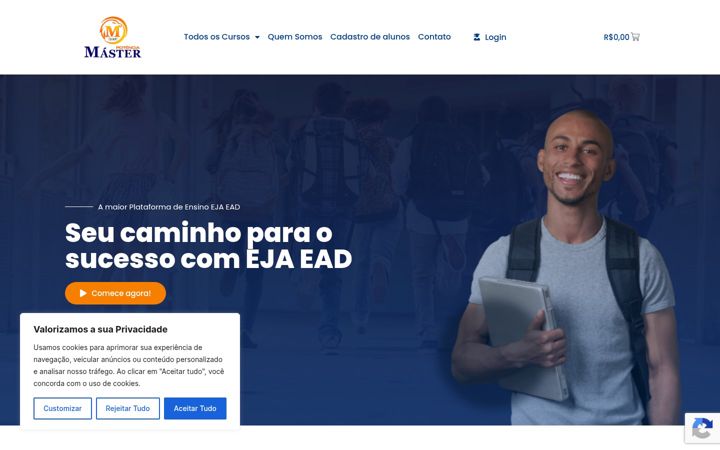 Screenshot of cursospotenciamaster.com