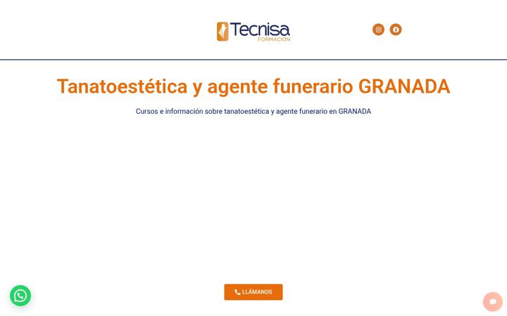 Screenshot of cursotanatoesteticagranada.es