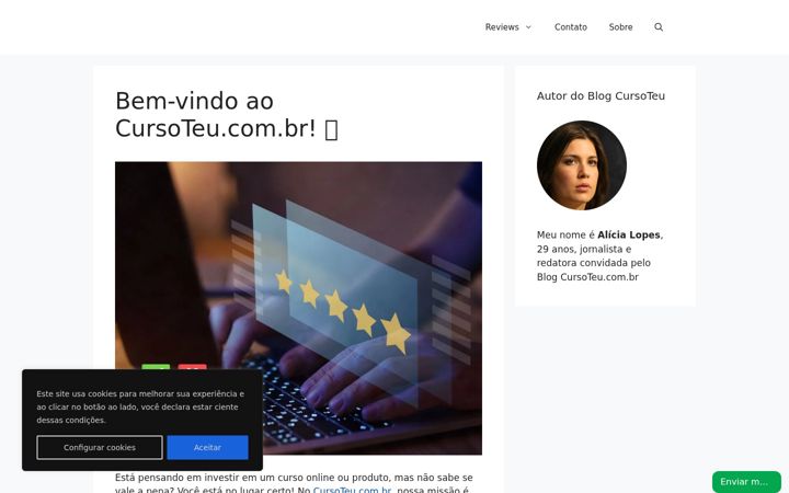 Screenshot of cursoteu.com.br
