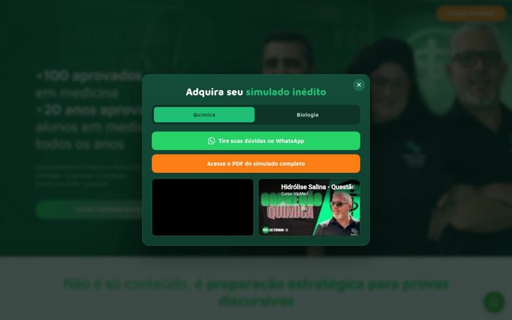 Екранна снимка на cursovipmed.com.br