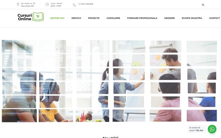 Screenshot of cursuri-online.eu