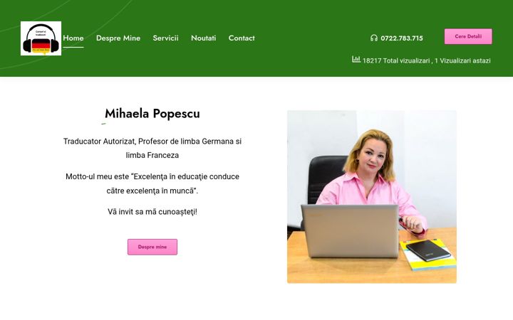 Zrzut ekranu cursuri-traduceri.ro