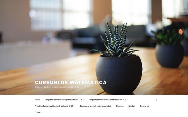 Screenshot of cursuridematematica.com