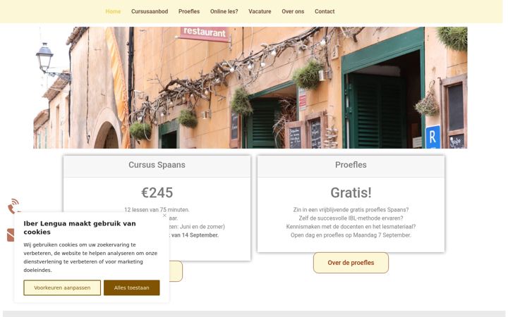 Screenshot of cursus-spaans-haarlem.nl