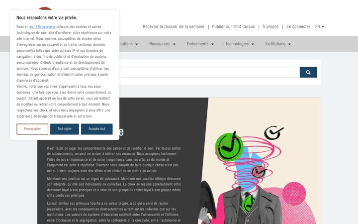 Screenshot of cursus.edu