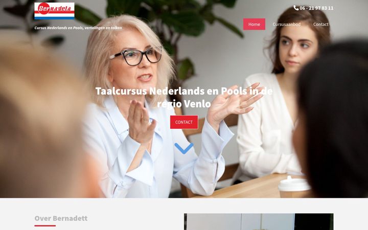 Screenshot of cursusnederlands-pools.nl