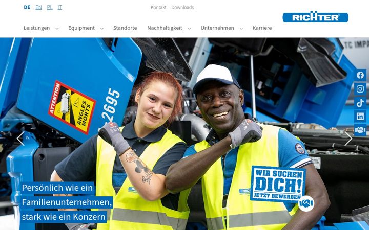 Screenshot of curt-richter.de