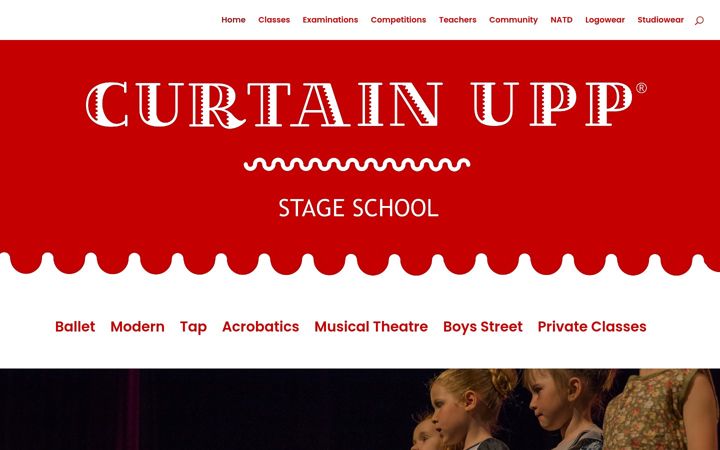 Screenshot di curtainupp.co.uk