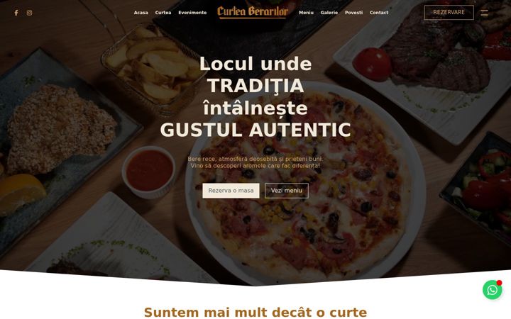 Screenshot of curteaberariloriasi.ro