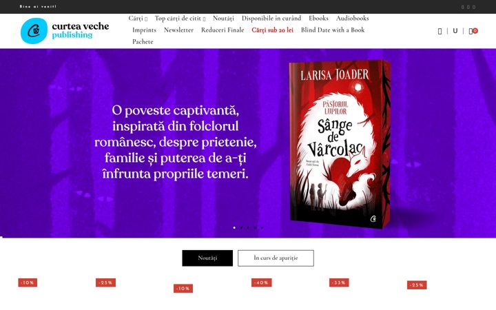Screenshot of curteaveche.ro