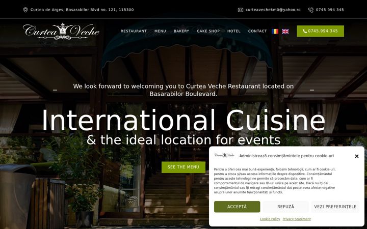 Screenshot of curteavechekm0.ro