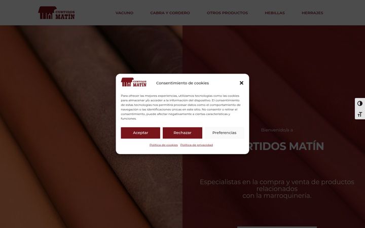 Screenshot of curtidosmatin.com