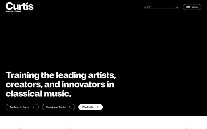 Screenshot of curtis.edu