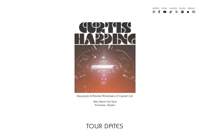 Screenshot of curtisharding.com