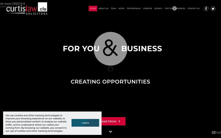 Screenshot di curtislaw.co.uk
