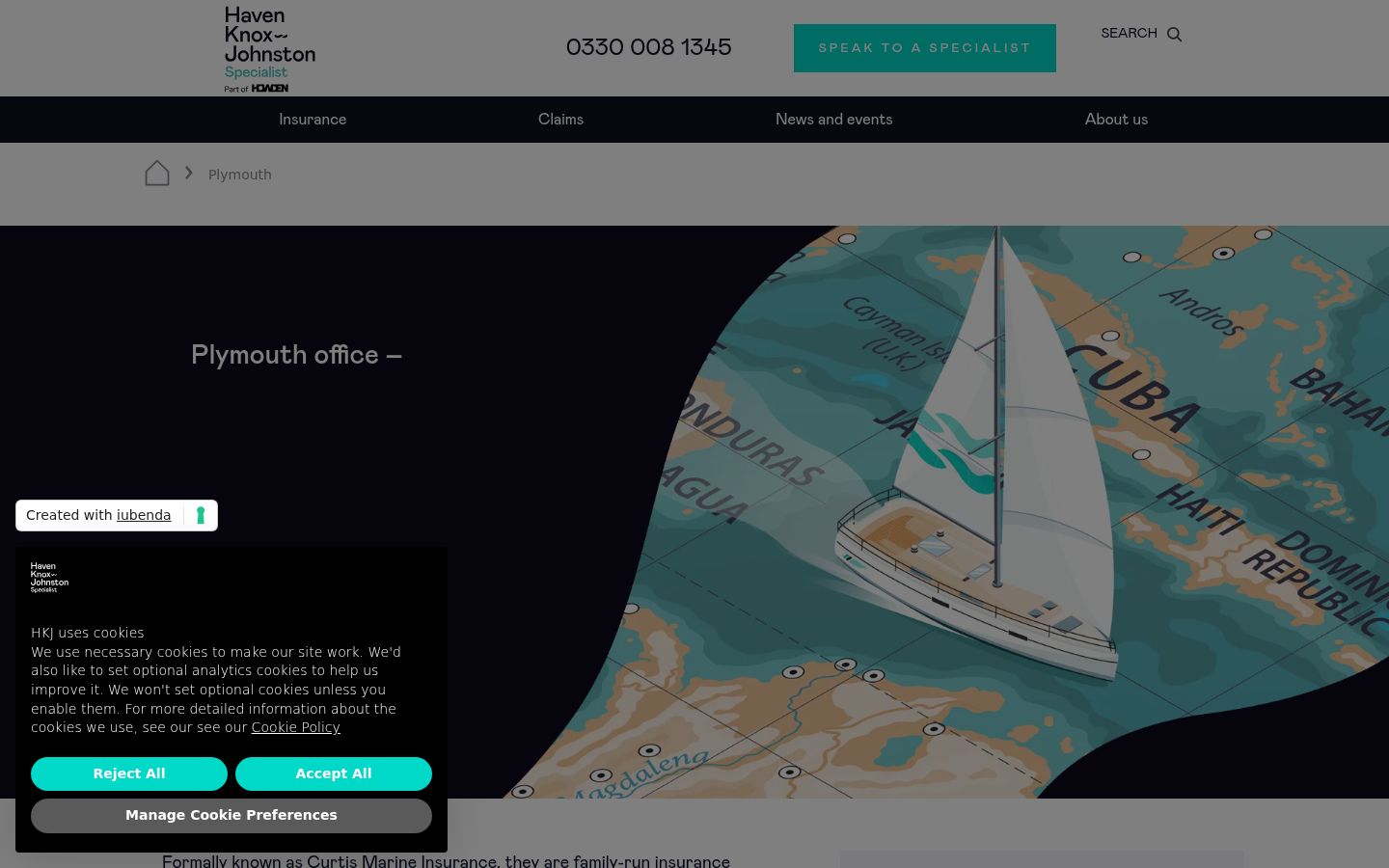 Screenshot tal-banner tal-kunsens muri qabel kwalunkwe interazzjoni