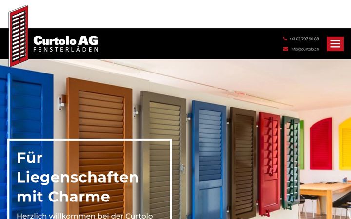 Screenshot of curtolo.ch