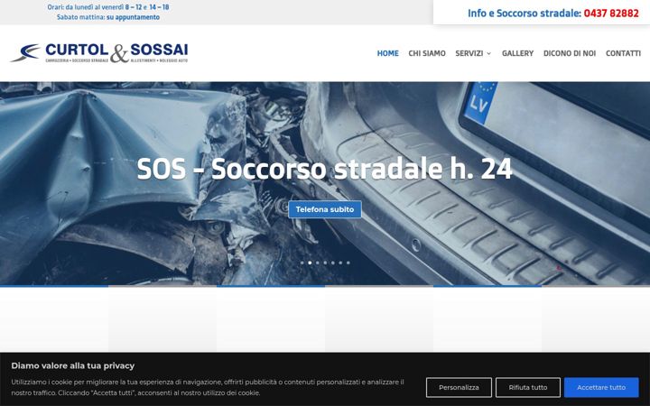 Screenshot of curtolsossai.it