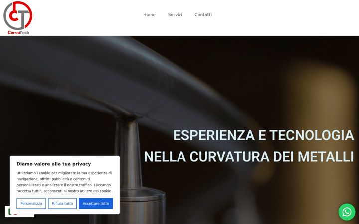 Screenshot of curvatech.it