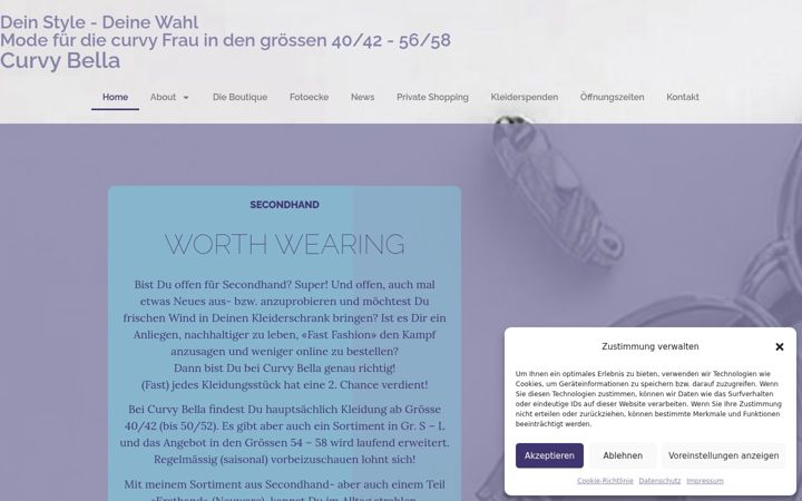 Screenshot of curvybella.ch