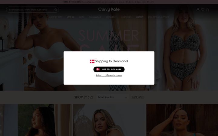 Screenshot di curvykate.com