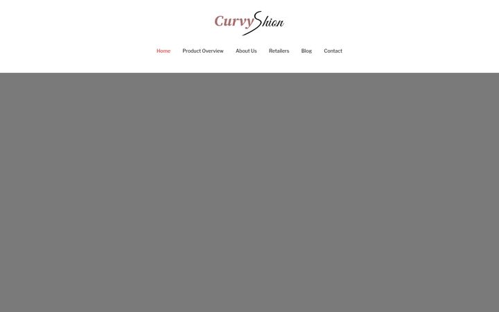 Screenshot of curvyshion.com