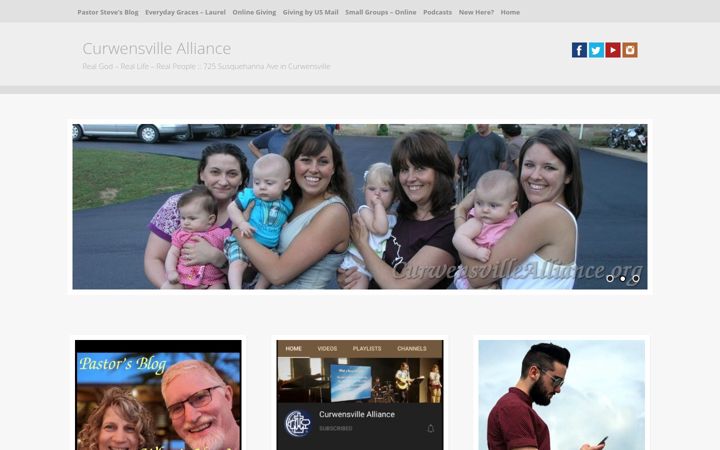 Screenshot of curwensvillealliance.org