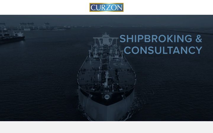 Screenshot of curzonshipbrokers.com