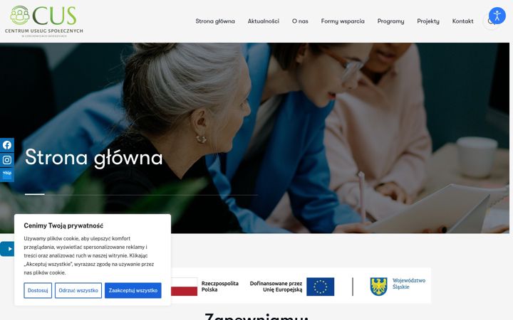 Screenshot of cus-czechowice-dziedzice.pl