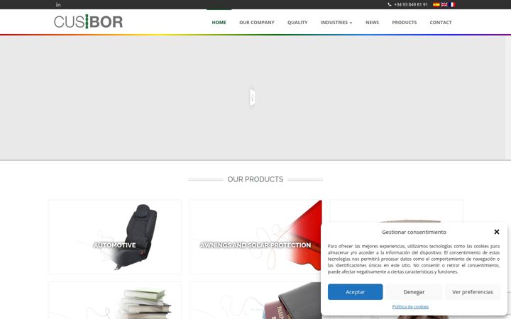 Screenshot of cusbor.com