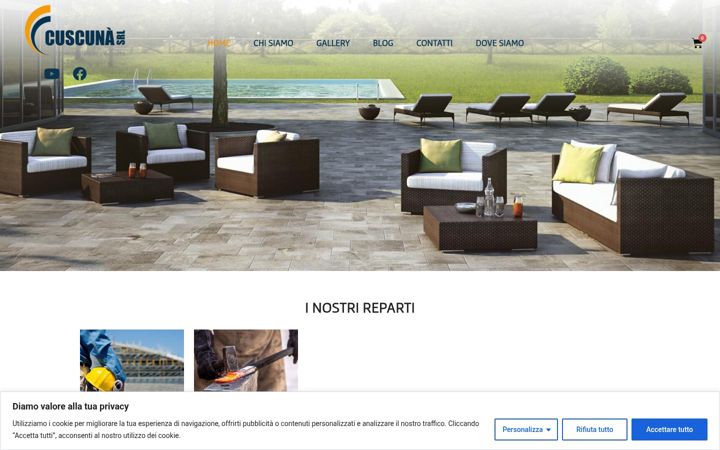 Screenshot of cuscunasrl.it