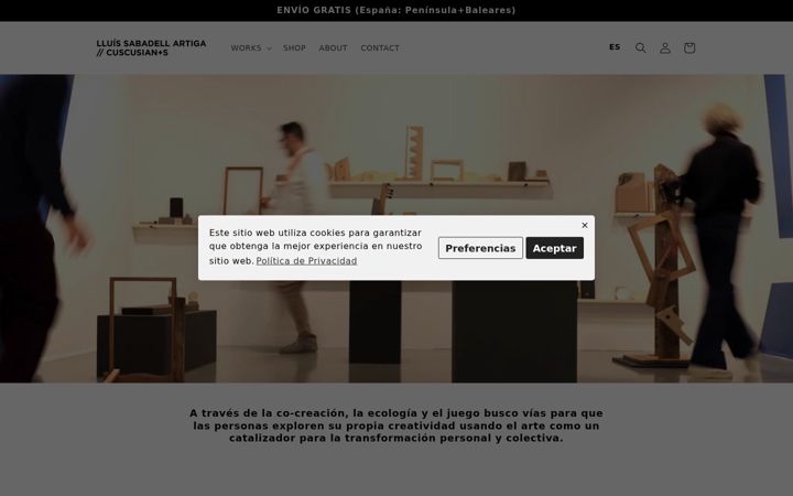 Screenshot of cuscusians.com