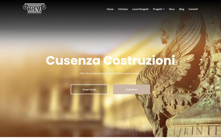 Екранна снимка на cusenzacostruzioni.it