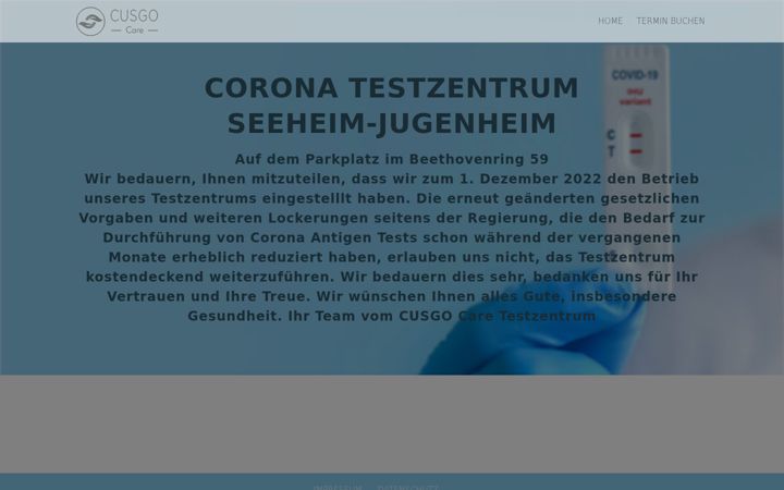 Screenshot of cusgo-care.com