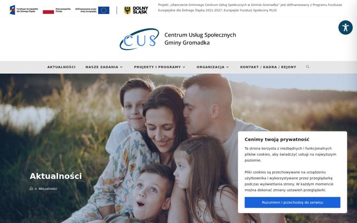Screenshot of cusgromadka.pl