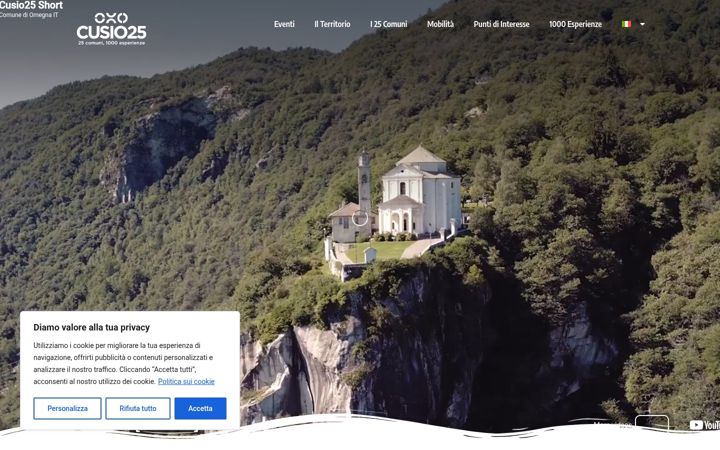 Screenshot of cusio25.eu