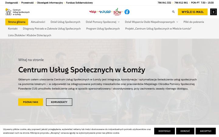 Screenshot of cuslomza.pl