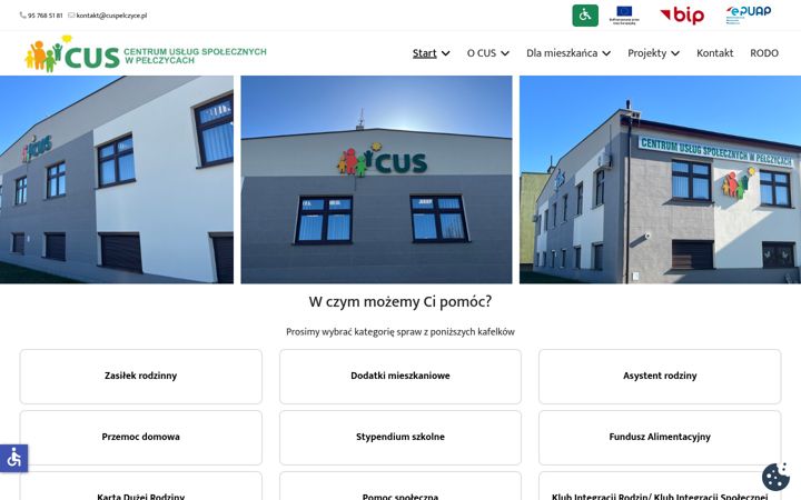 Ekrānuzņēmums no cuspelczyce.pl