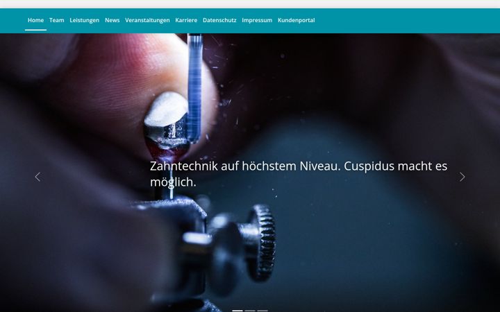 Screenshot of cuspidus.de