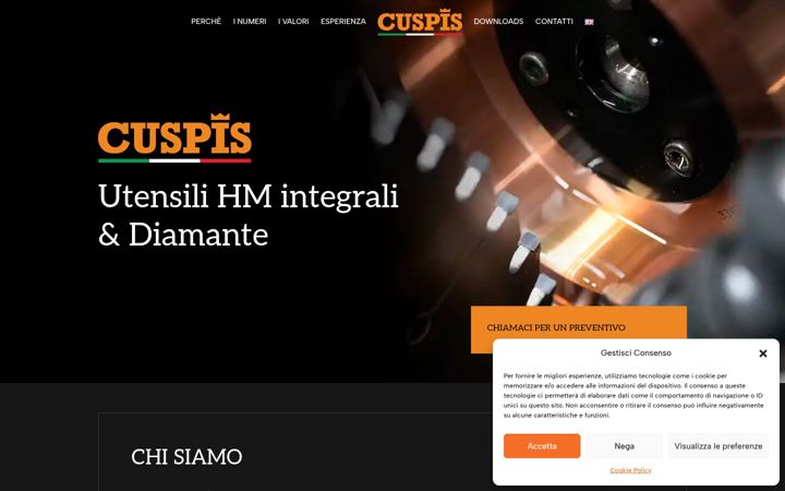 Screenshot of cuspisutensili.eu