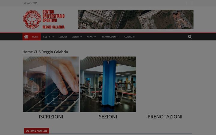Screenshot ta' cusreggiocalabria.it