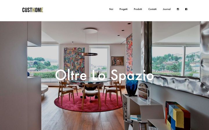 Screenshot of custhome.it