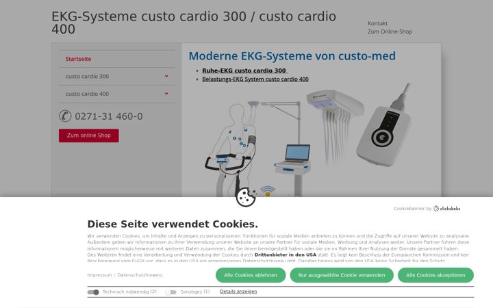 Screenshot of custo-cardio.de