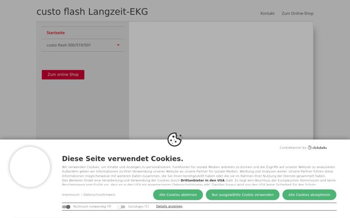 Screenshot of custo-flash.de