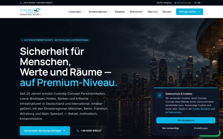 Screenshot of custodia-concept.com