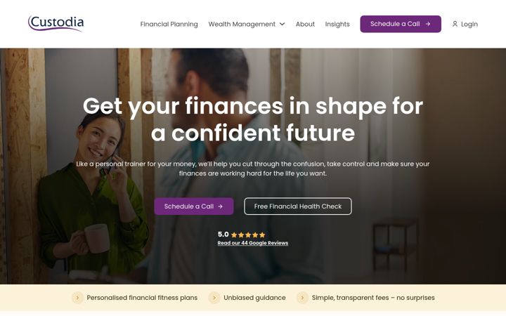 Екранна снимка на custodiafs.co.uk