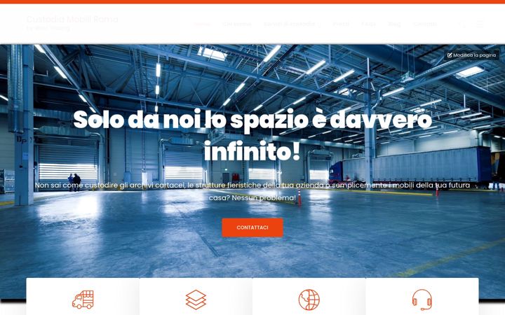 Screenshot of custodiamobiliroma.it