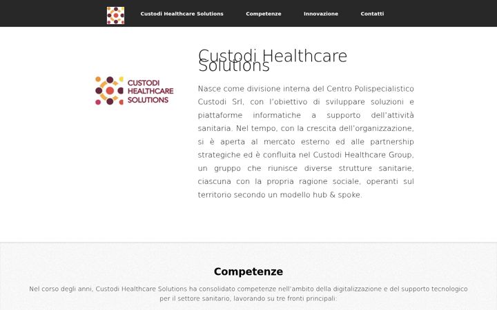 Screenshot of custodihs.com